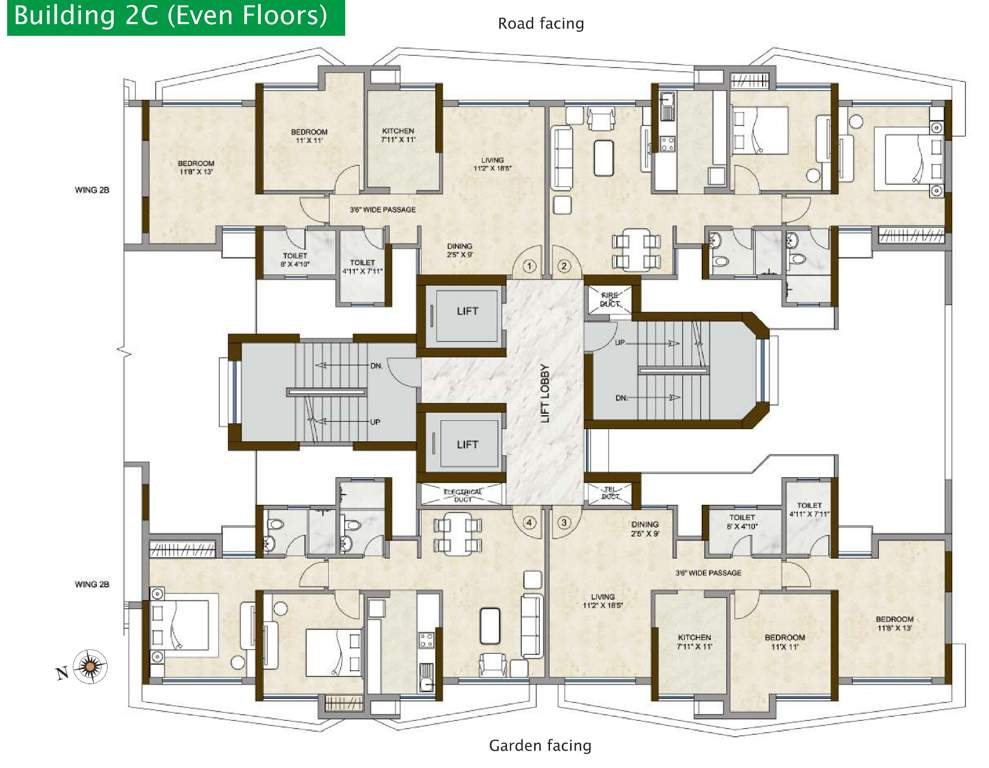  hills Images for Cluster Plan of Kalpataru Hills