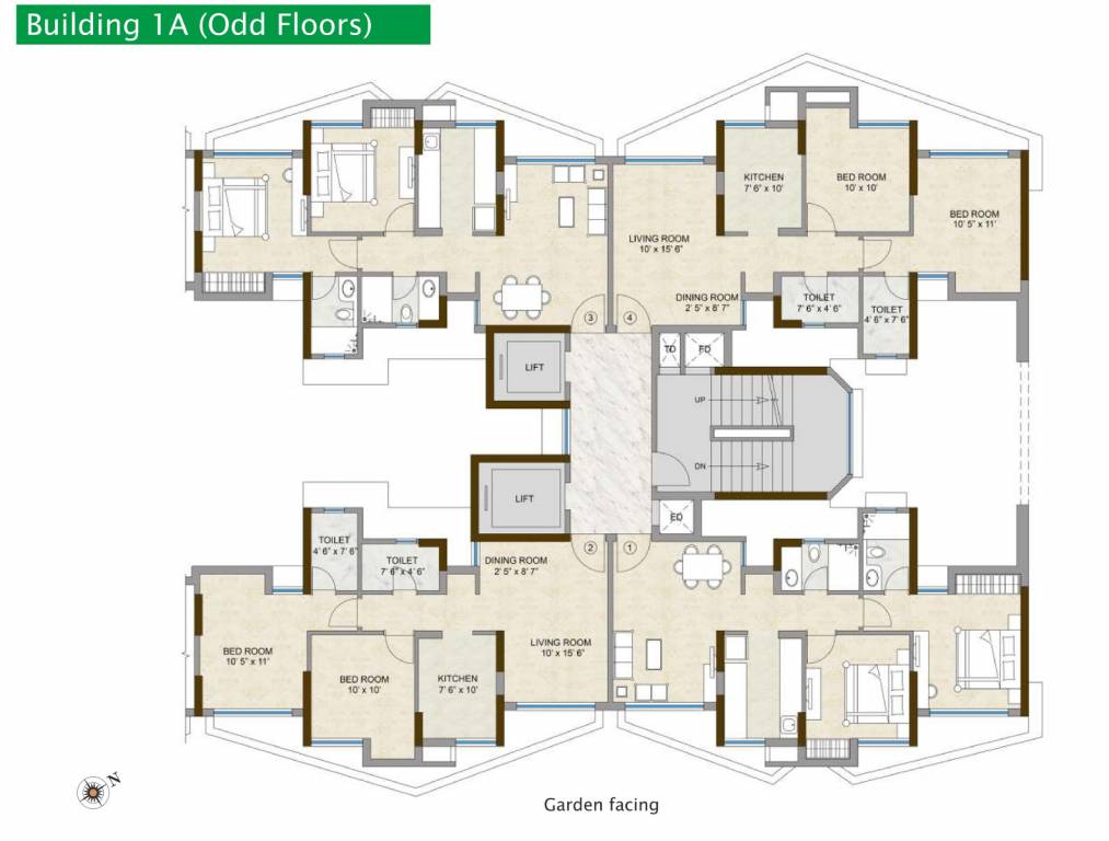 Images for Cluster Plan of Kalpataru Hills