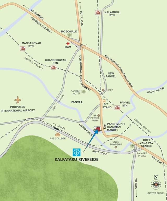  riverside Images for Location Plan of Kalpataru Riverside
