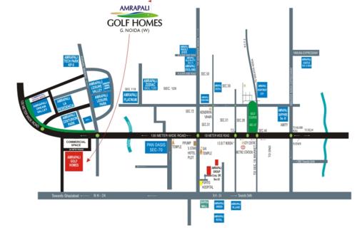 Images for Location Plan of Amrapali Golf Homes