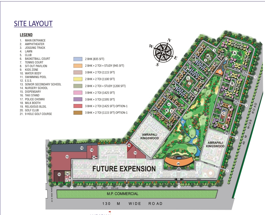  golf homes Master Plan