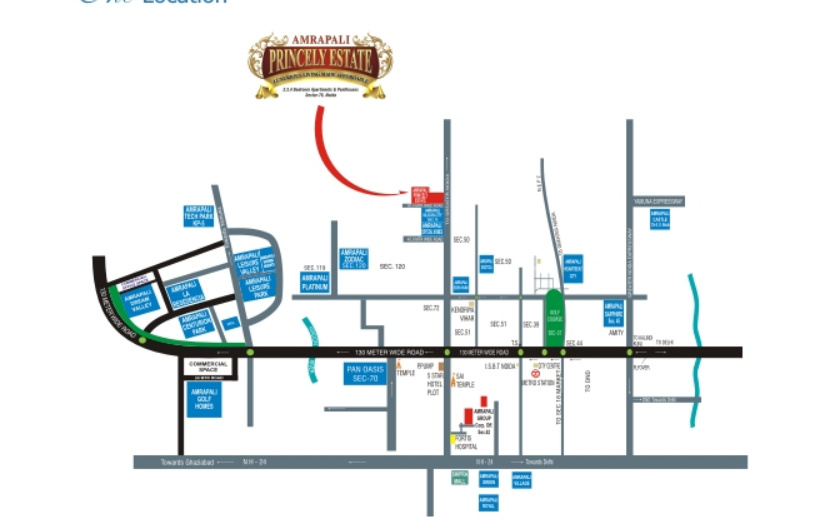 princely estate Location Plan