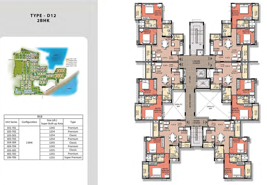 windermere Tower D12 Cluster Plan