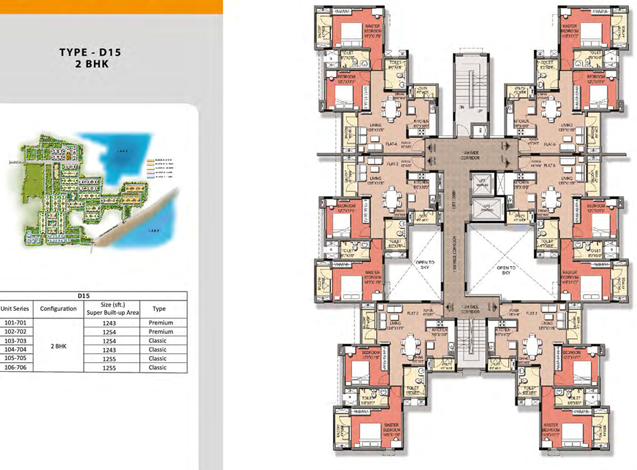 windermere Tower D15 Cluster Plan