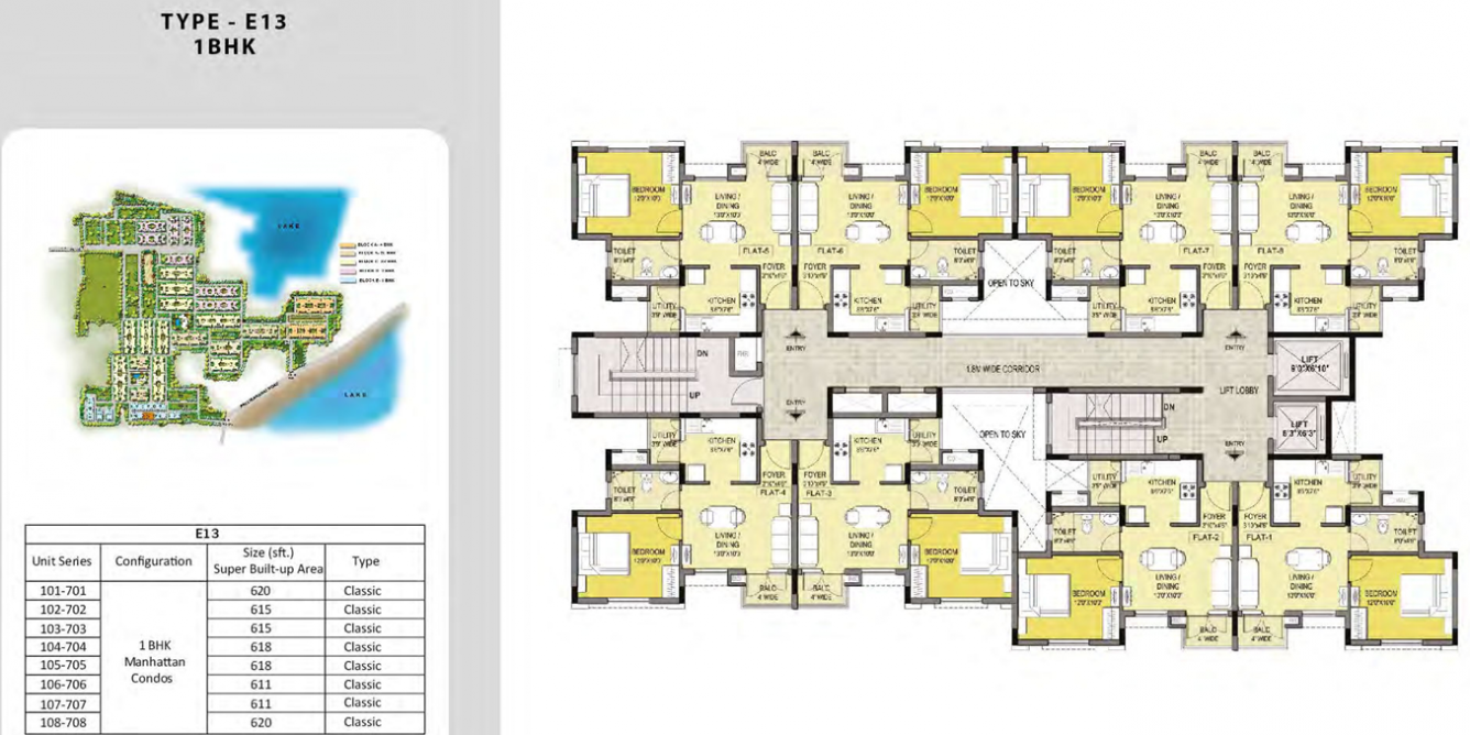 windermere Tower E13 Cluster Plan