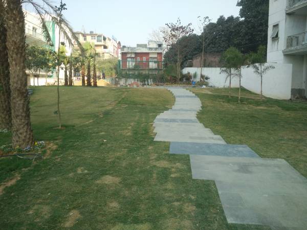 Paved Compound amenities of DLF Kings Court