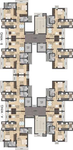  meridian Images for Cluster Plan of Rustomjee Meridian