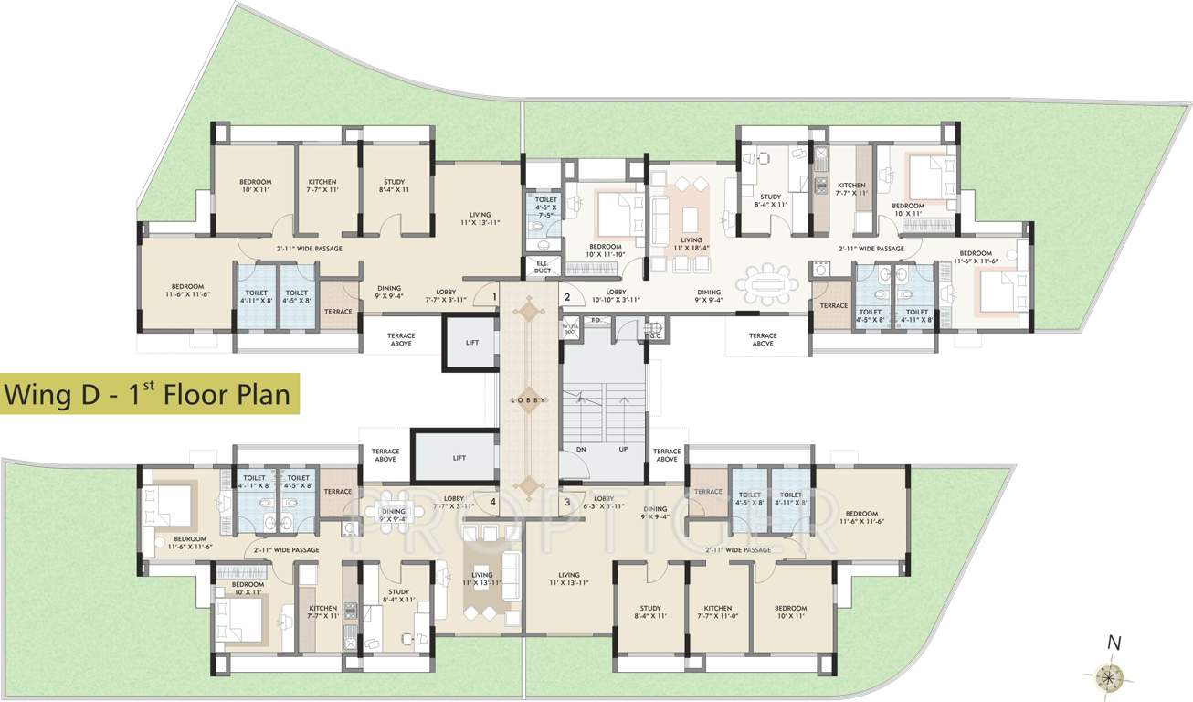 splendour Images for Cluster Plan of Kalpataru Splendour