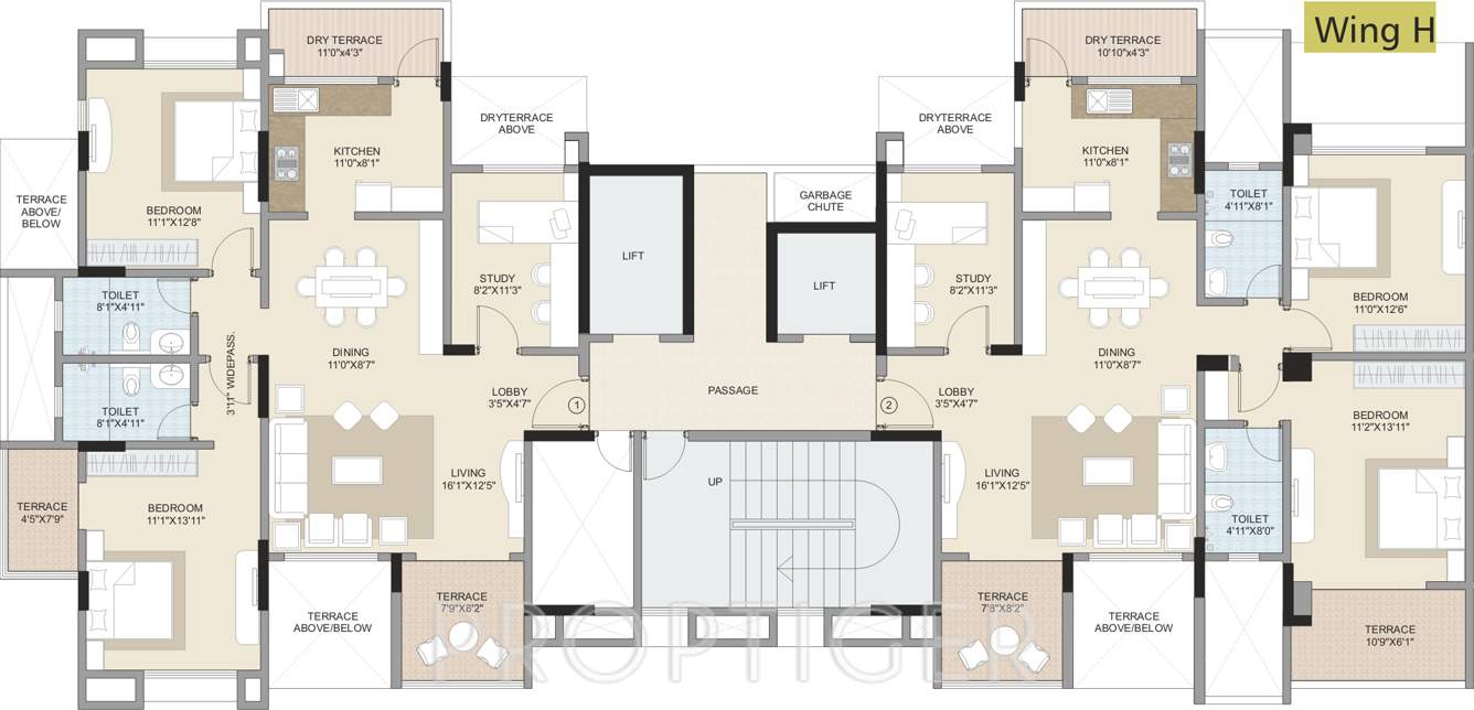 splendour Images for Cluster Plan of Kalpataru Splendour