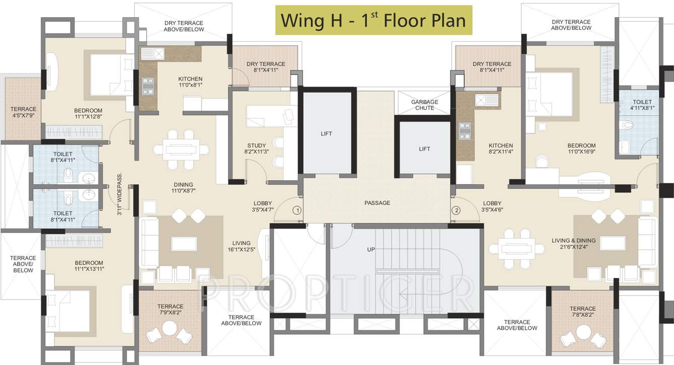 splendour Images for Cluster Plan of Kalpataru Splendour