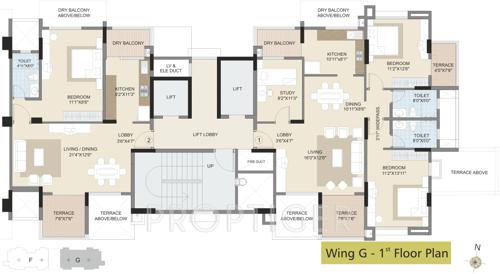  splendour Images for Cluster Plan of Kalpataru Splendour