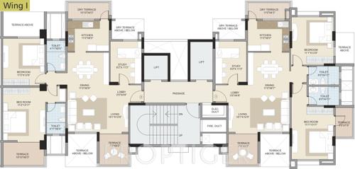  splendour Images for Cluster Plan of Kalpataru Splendour