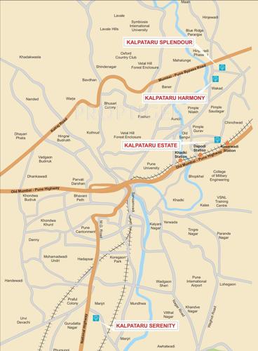  splendour Images for Location Plan of Kalpataru Splendour