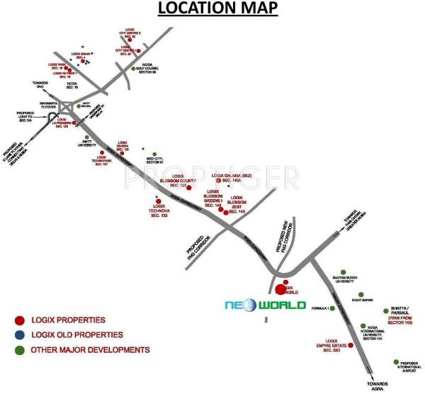 Images for Location Plan of Logix Neo World Images for Location Plan of Logix Neo World