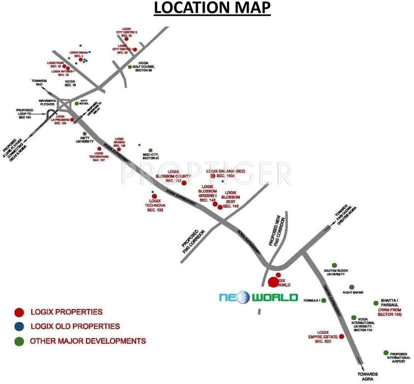 Images for Location Plan of Logix Neo World