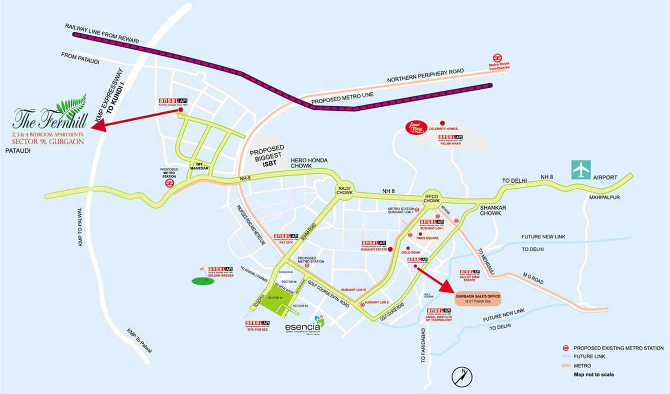  the fernhill Images for Location Plan of Ansal The Fernhill