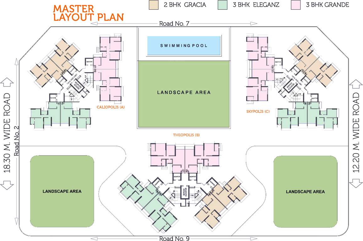 tripolis Images for Master Plan of Ekta World Tripolis