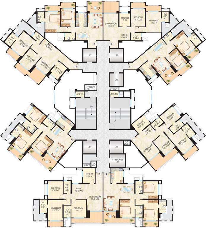Images for Cluster Plan of Dosti Ambrosia