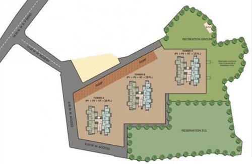  elanza Images for Layout Plan of Rustomjee Elanza