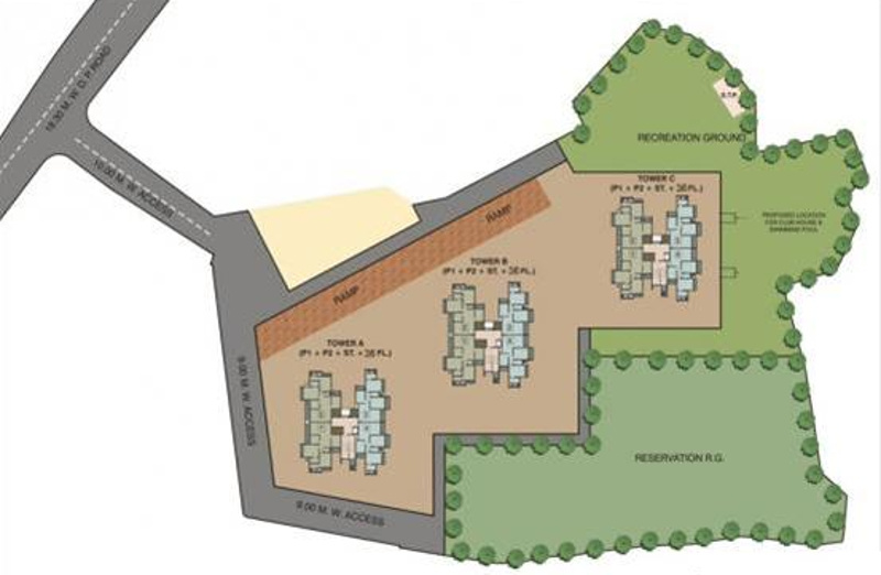  elanza Images for Layout Plan of Rustomjee Elanza