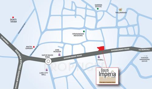  imperia Images for Location Plan of Dosti Imperia