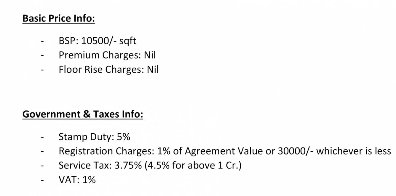 imperia Construction Linked Payment (CLP) Payment Plan