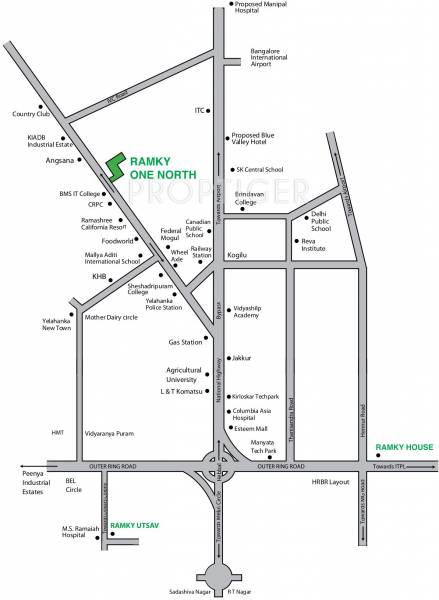 Images for Location Plan of Ramky One North Images for Location Plan of Ramky One North