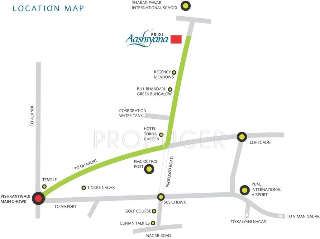 aashiyana Images for Location Plan of Pride Aashiyana
