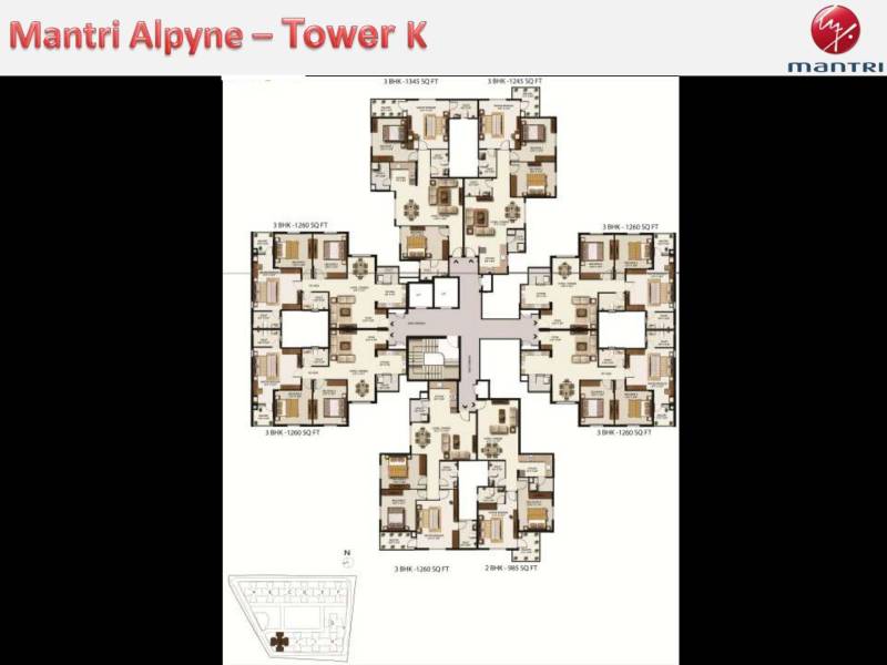 Images for Cluster Plan of Mantri Alpyne
