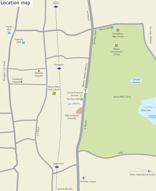  fiorenza Images for Location Plan of Lodha Fiorenza