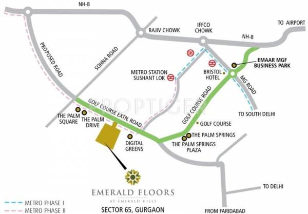 Images for Location Plan of Emaar Emerald Floors