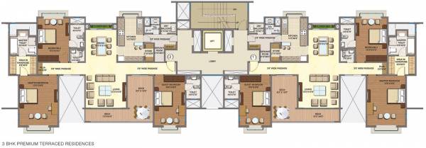  golflinks Images for Cluster Plan of Lodha Golflinks