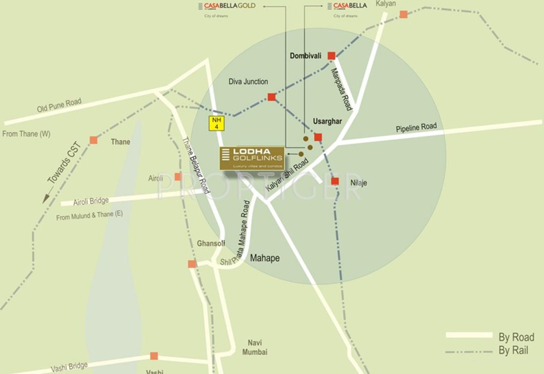  golflinks Images for Location Plan of Lodha Golflinks
