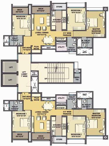  aqua Images for Cluster Plan of Lodha Aqua
