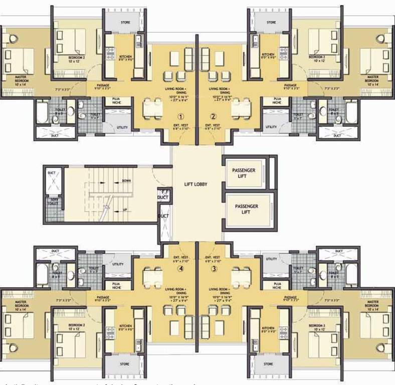  aqua Images for Cluster Plan of Lodha Aqua