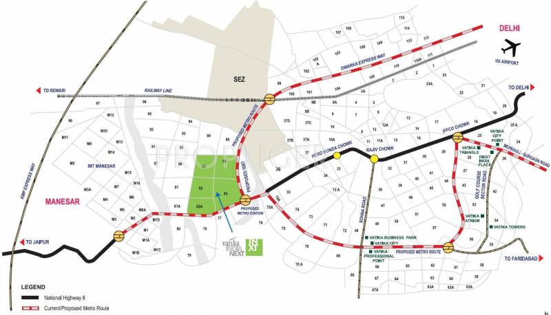 Images for Location Plan of Vatika Gurgaon 21