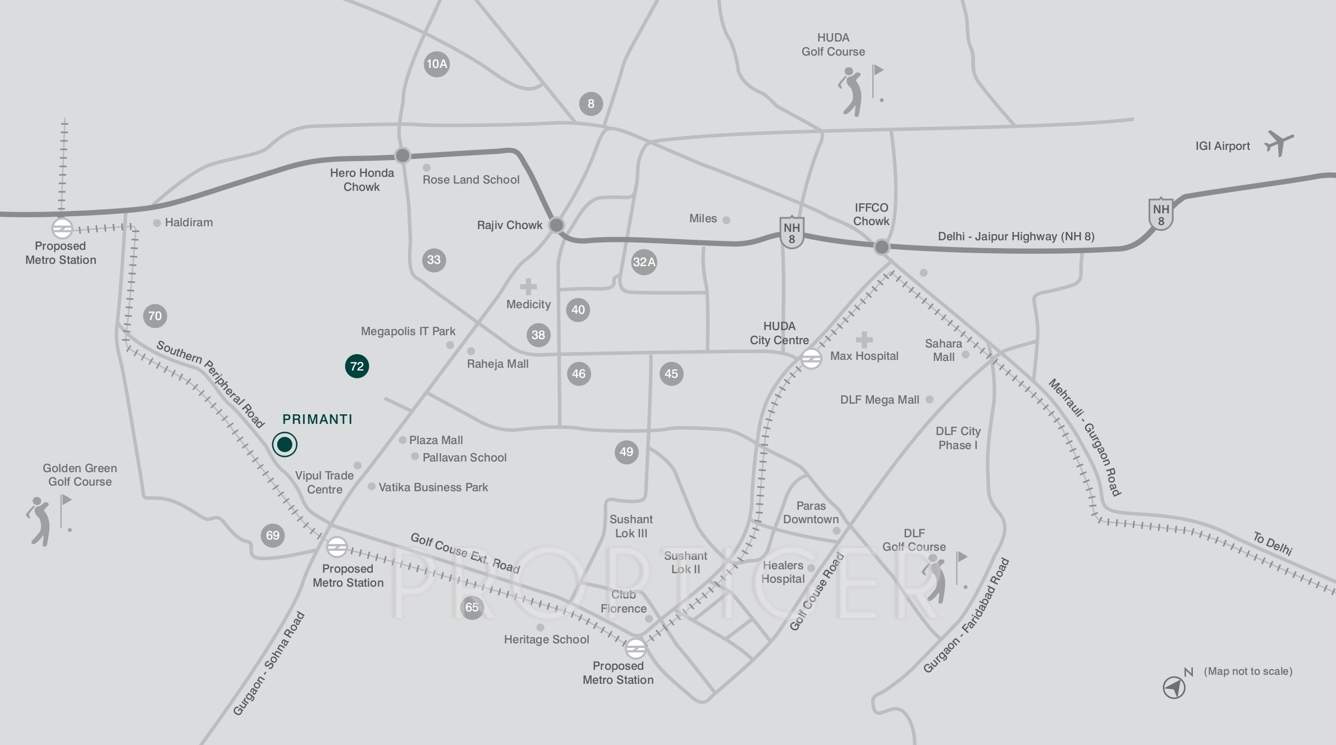  primanti Images for Location Plan of TATA Primanti