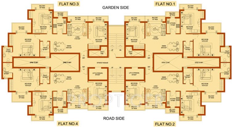 platinum Images for Cluster Plan of Amrapali Platinum