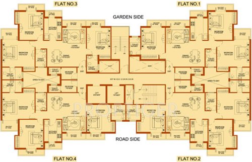  platinum Images for Cluster Plan of Amrapali Platinum