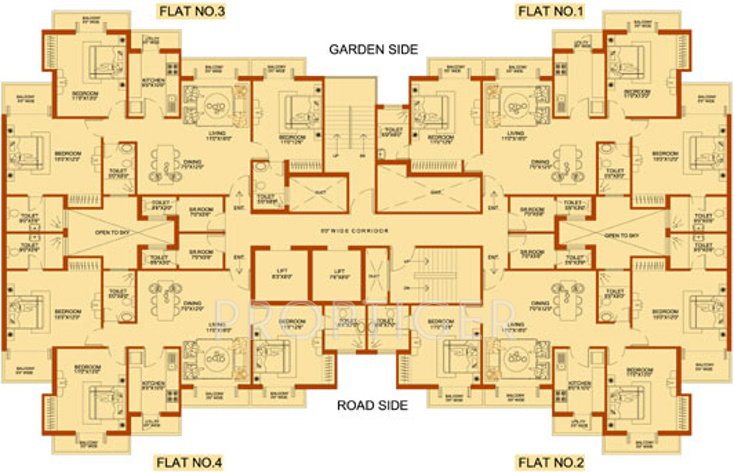 platinum Images for Cluster Plan of Amrapali Platinum