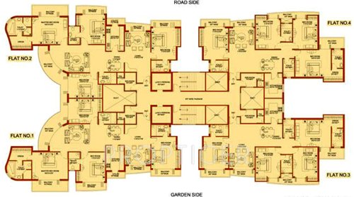  platinum Images for Cluster Plan of Amrapali Platinum