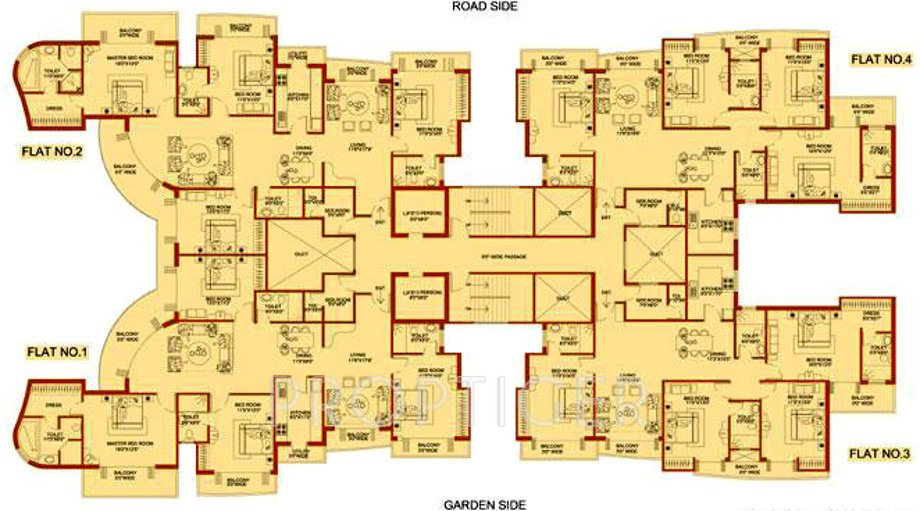 platinum Images for Cluster Plan of Amrapali Platinum