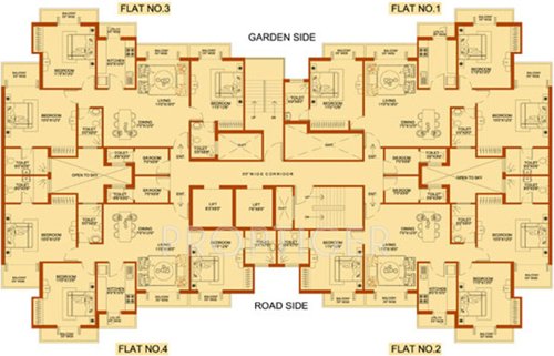  platinum Images for Cluster Plan of Amrapali Platinum