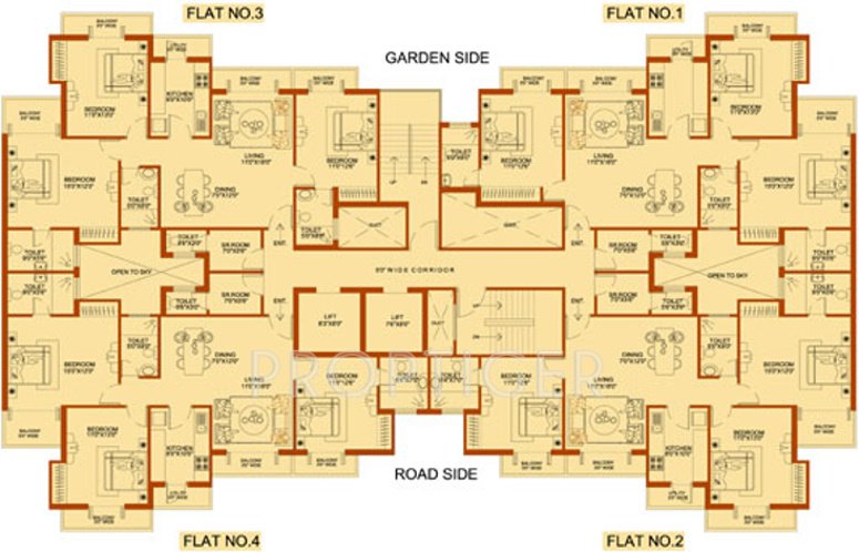 platinum Images for Cluster Plan of Amrapali Platinum
