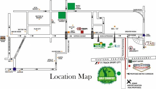 Images for Location Plan of Supertech Holiday Village Images for Location Plan of Supertech Holiday Village
