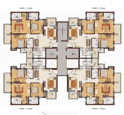 Tower A Cluster Plan privvy-the-address Tower A Cluster Plan