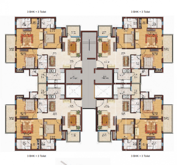  privvy-the-address Tower A Cluster Plan
