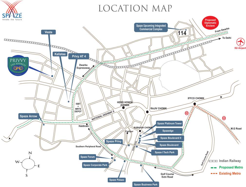  privvy the address Images for Location Plan of Spaze Privvy The Address