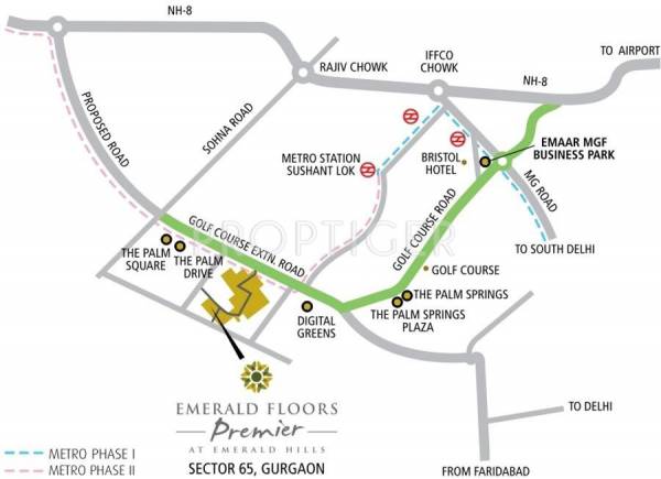 Images for Location Plan of Emaar Emerald Floors Premier Phase 3