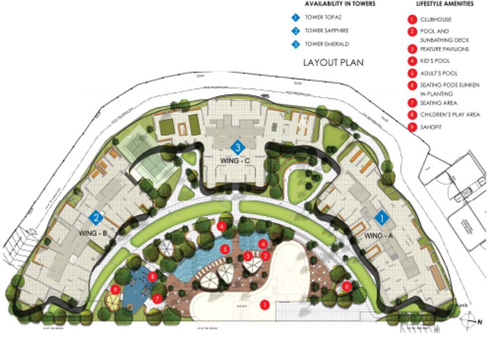 elegante Images for Layout Plan of Runwal Elegante